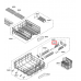 Вставка правая 645102 нижней корзины ПММ Bosch/Siemens