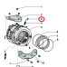 Накладка 141682 пружины бака Ariston/Indesit