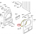 Манжета люка 656841 сушильной машины Bosch/Siemens