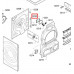 Защитная крышка лампы сушки 613751 Bosch/Siemens