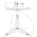 Крестовина DC97-17605A стиральной машины Samsung/Hansa