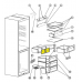 Панель 385672 ящика холодильника Ariston/Indesit