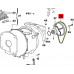 Ремень 1217 J4 для стиральной машины, (белый)
