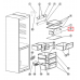 Панель 385671 ящика холодильника Ariston/Indesit