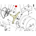 Крестовина 042886 стиральной машины Ariston/Indesit