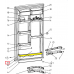 Ограничитель балкона холодильника 301543105900 Атлант